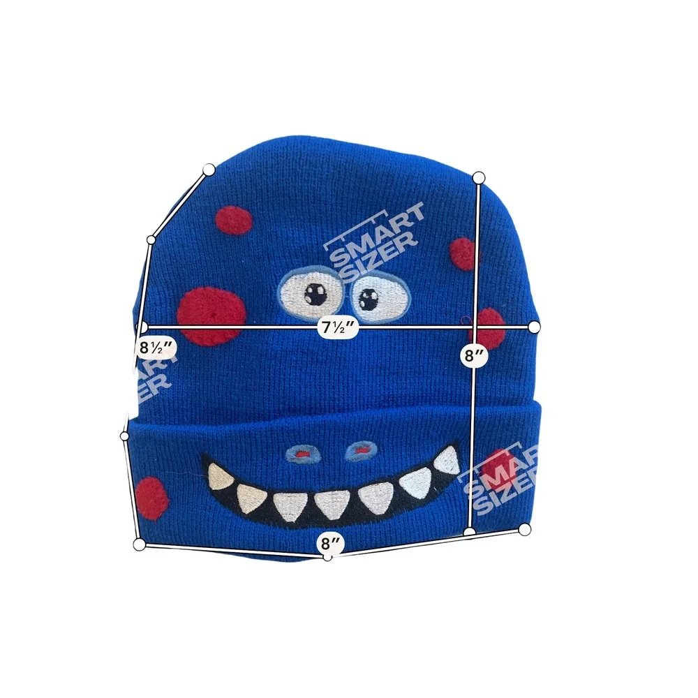 Western Chief Kids Blue Monster Dinosaur Beanie Hat with 3D Tail and Spikes OS‎